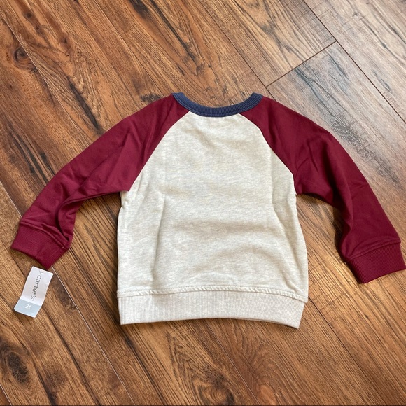 Carter’s Little Guy Pullover Sweatshirt 2T NWT - Picture 4 of 5